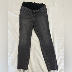 Gap Maternity True Waistband Full Panel True Skinny Jeans with Washwell - 28P 6P